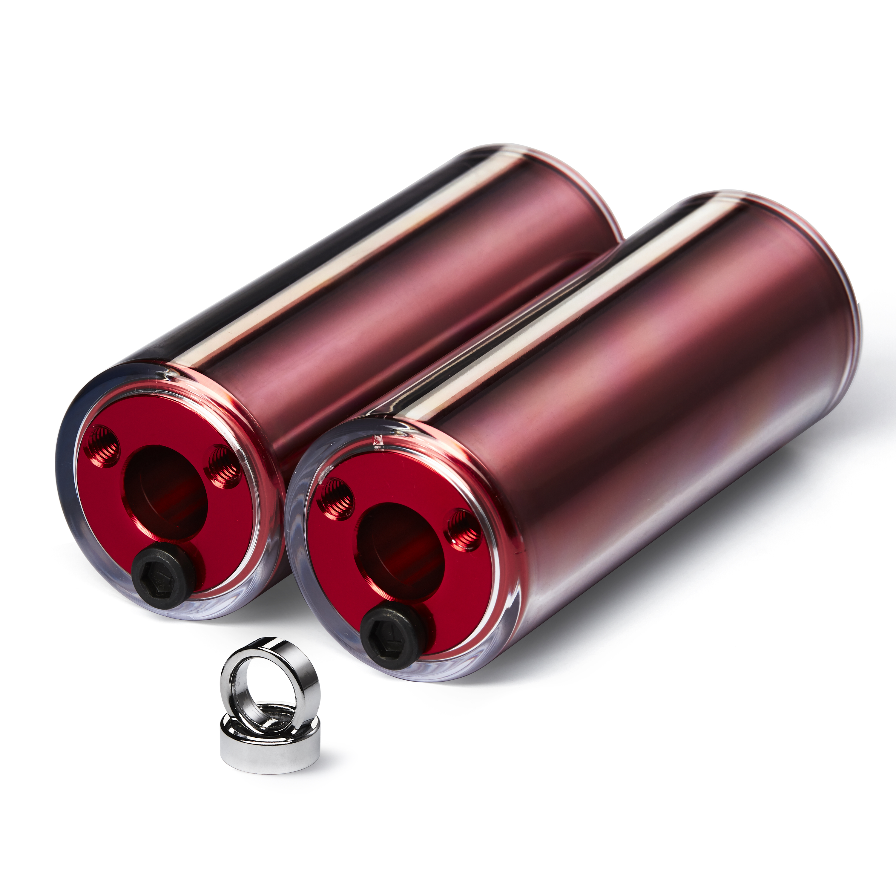 25Nine BMX Bike Pegs Aluminum Core with PC Outer Sleeve Color